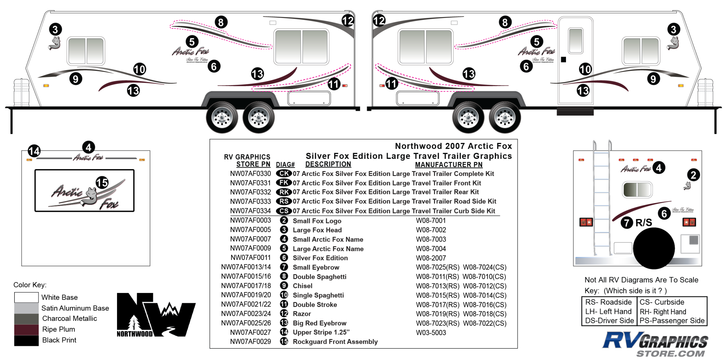 2007 Northwood Arctic Fox Silver Fox Edition Travel Trailer - Large