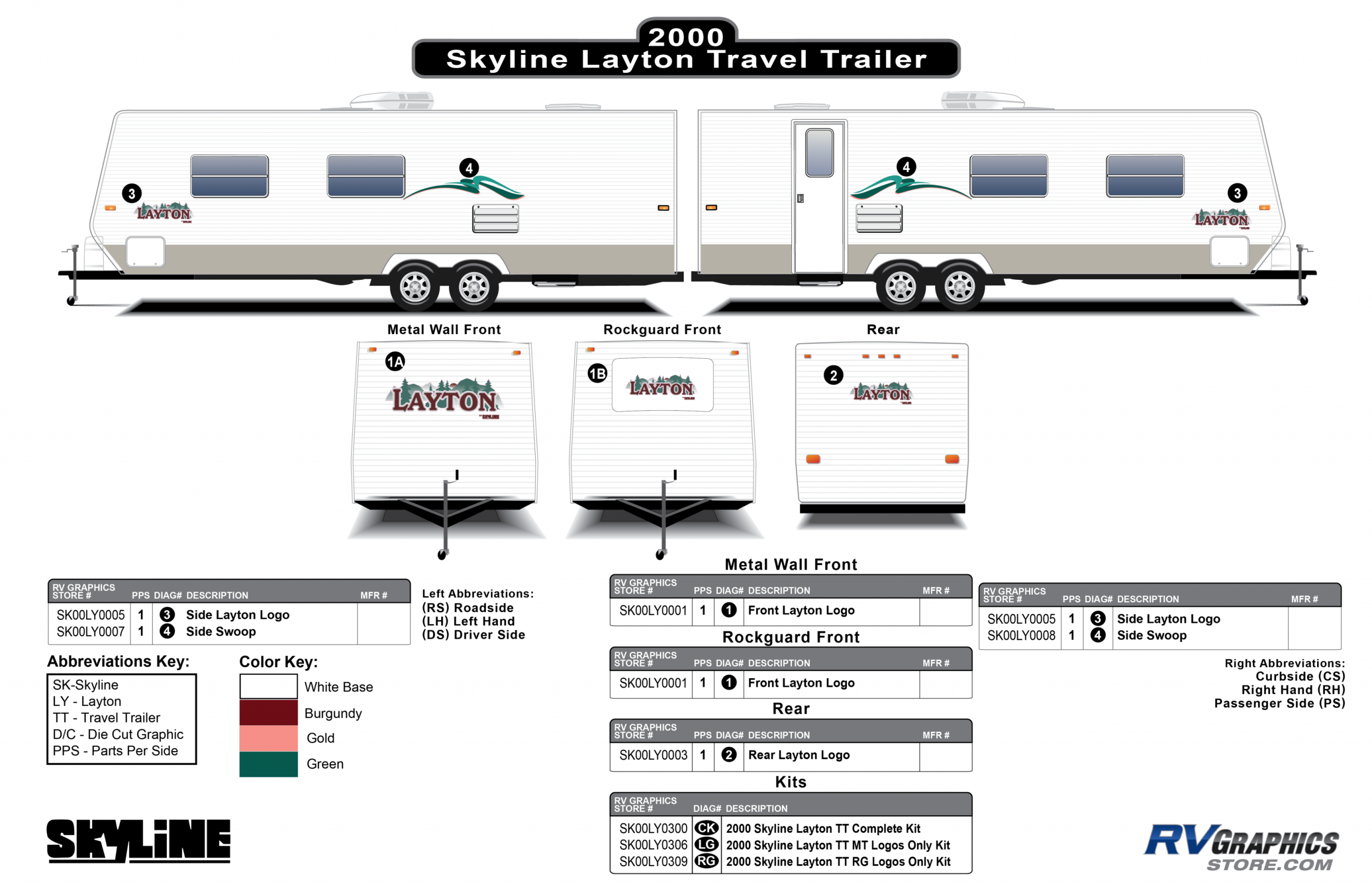 layton travel trailer decals