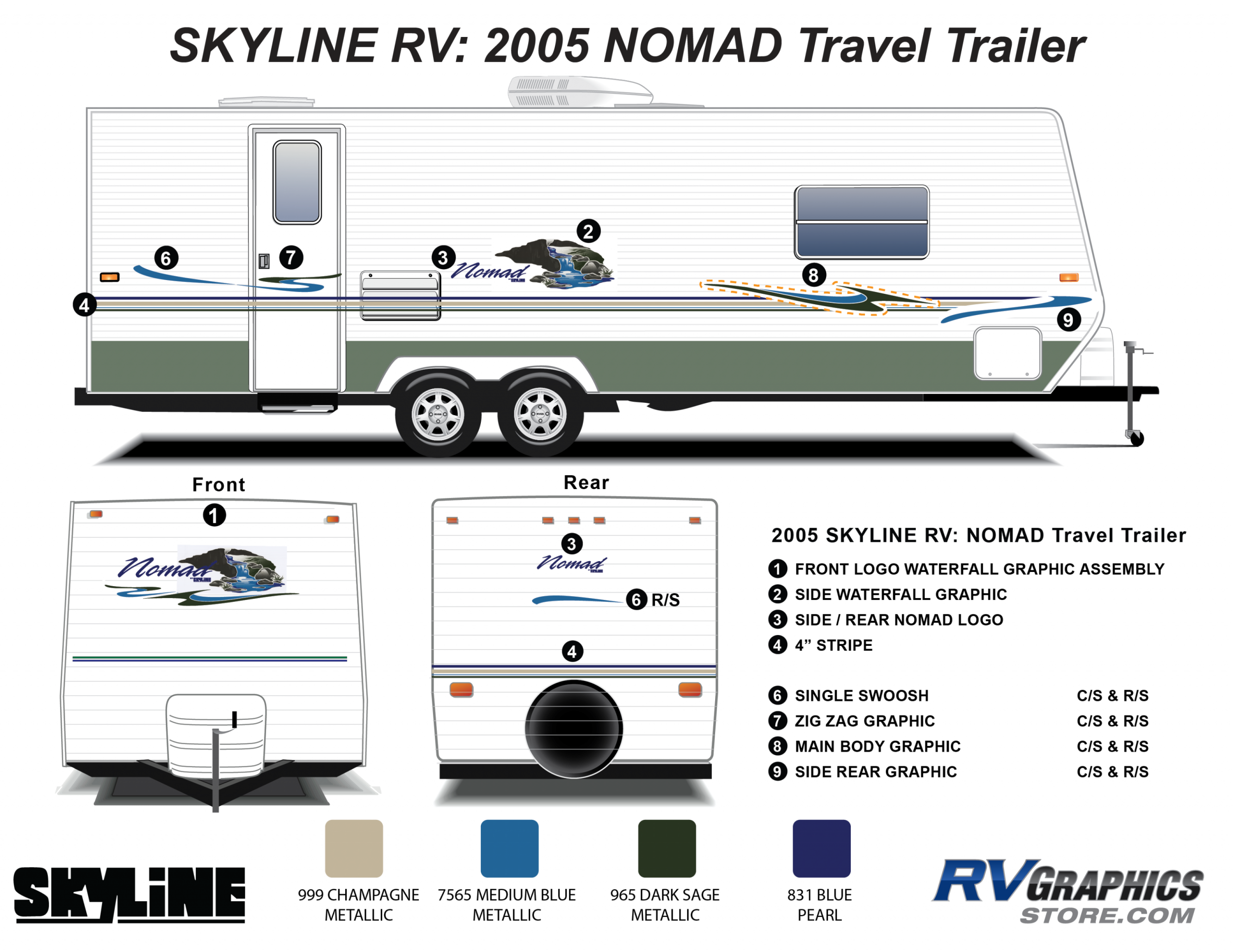 Nomad - 2005 Nomad Travel Trailer
