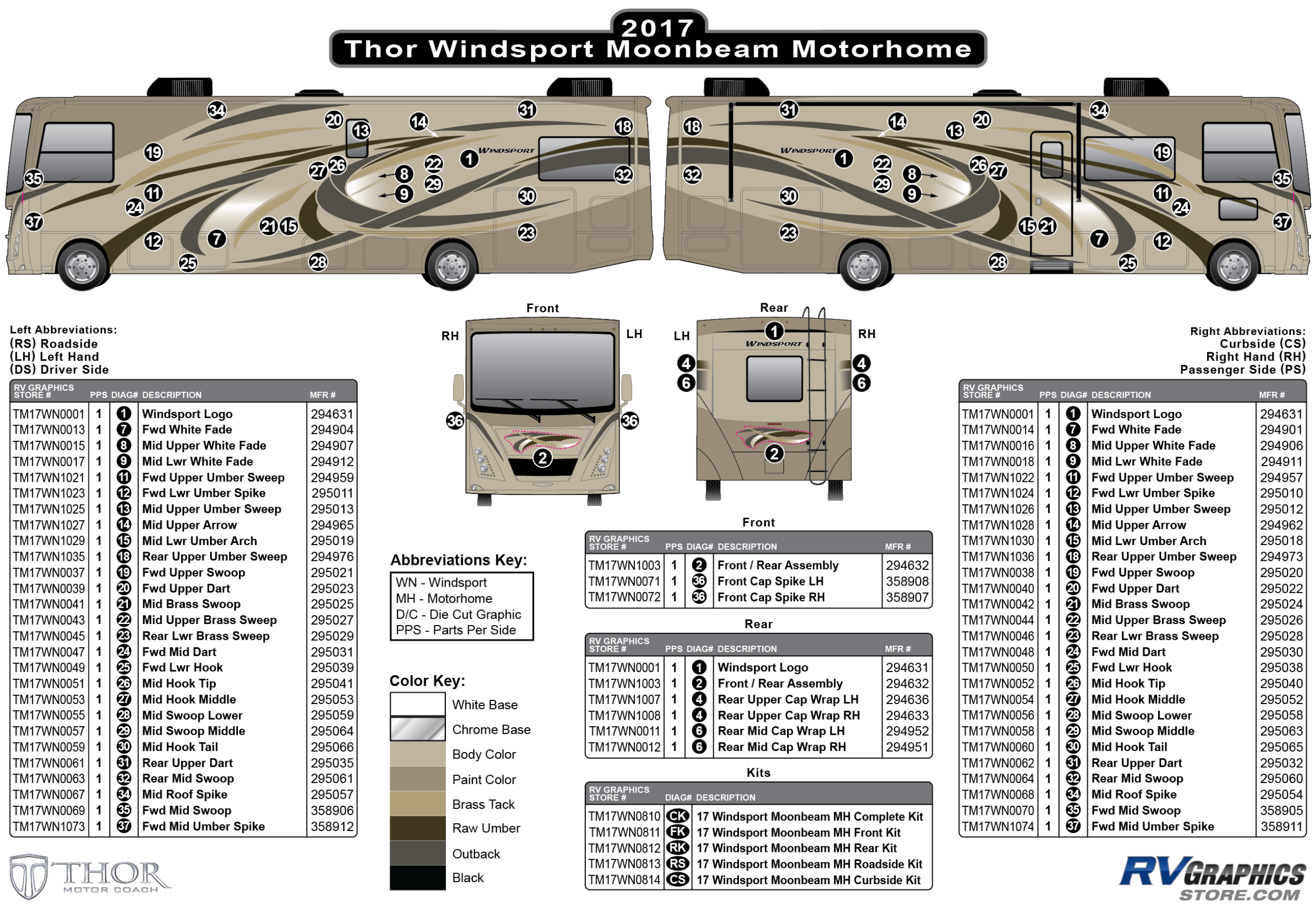 Windsport - 2017 Windsport MH-Motorhome Moonbeam Gold Version