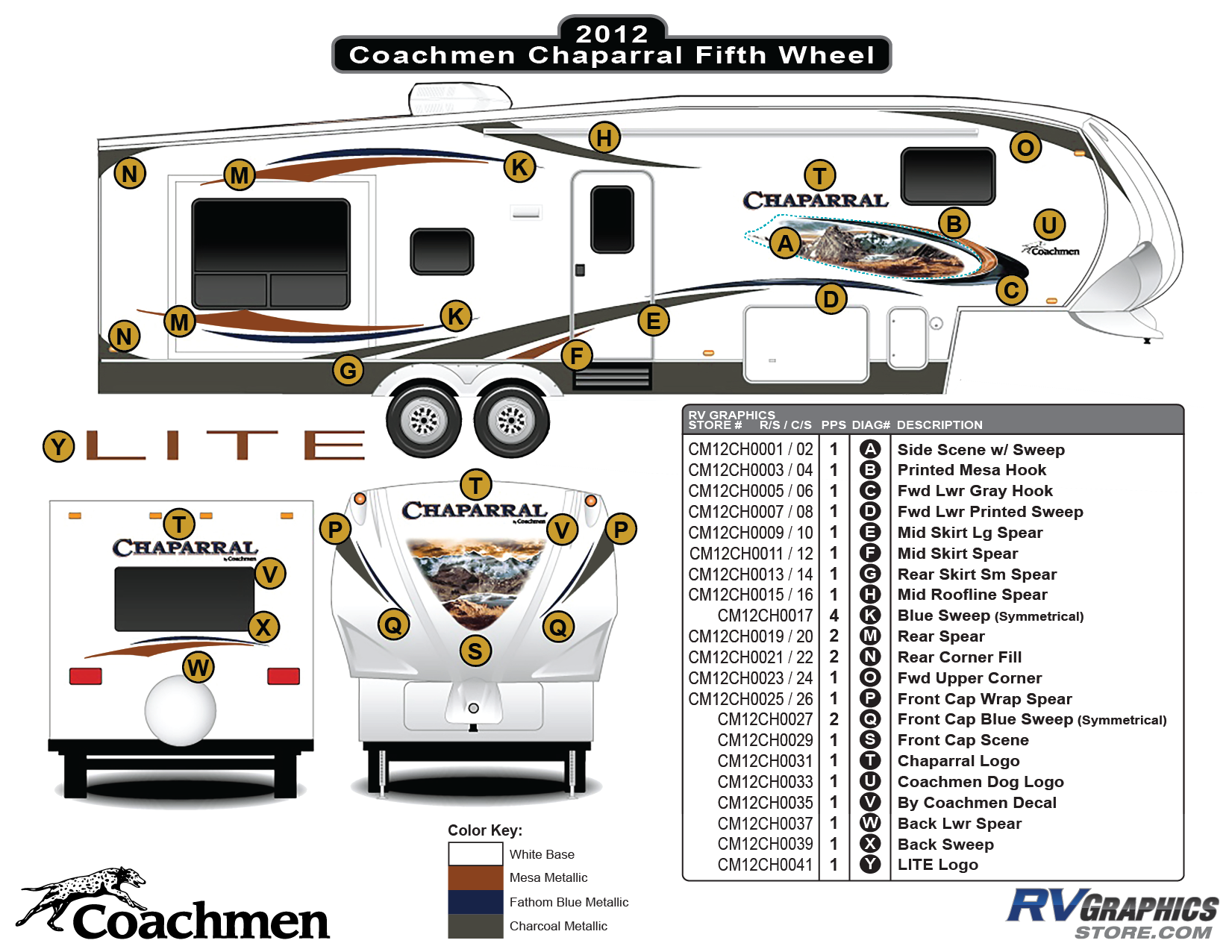 Chaparral - 2012 Chaparral FW Fifth Wheel