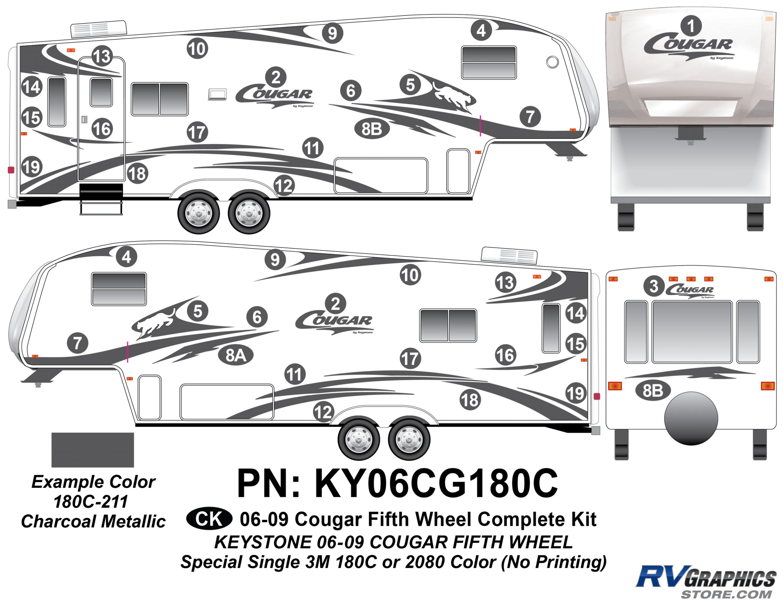 Keystone Cougar Replacement Parts