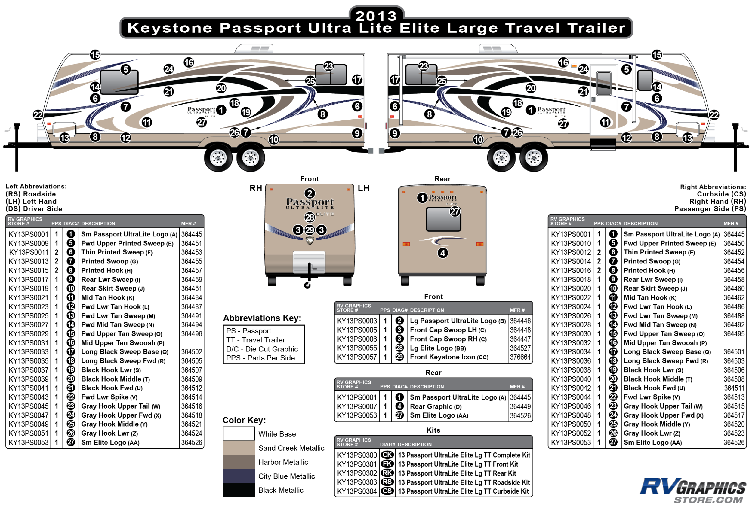 Passport - 2013-2015 Passport Elite UltraLite Lg TT-Travel Trailer