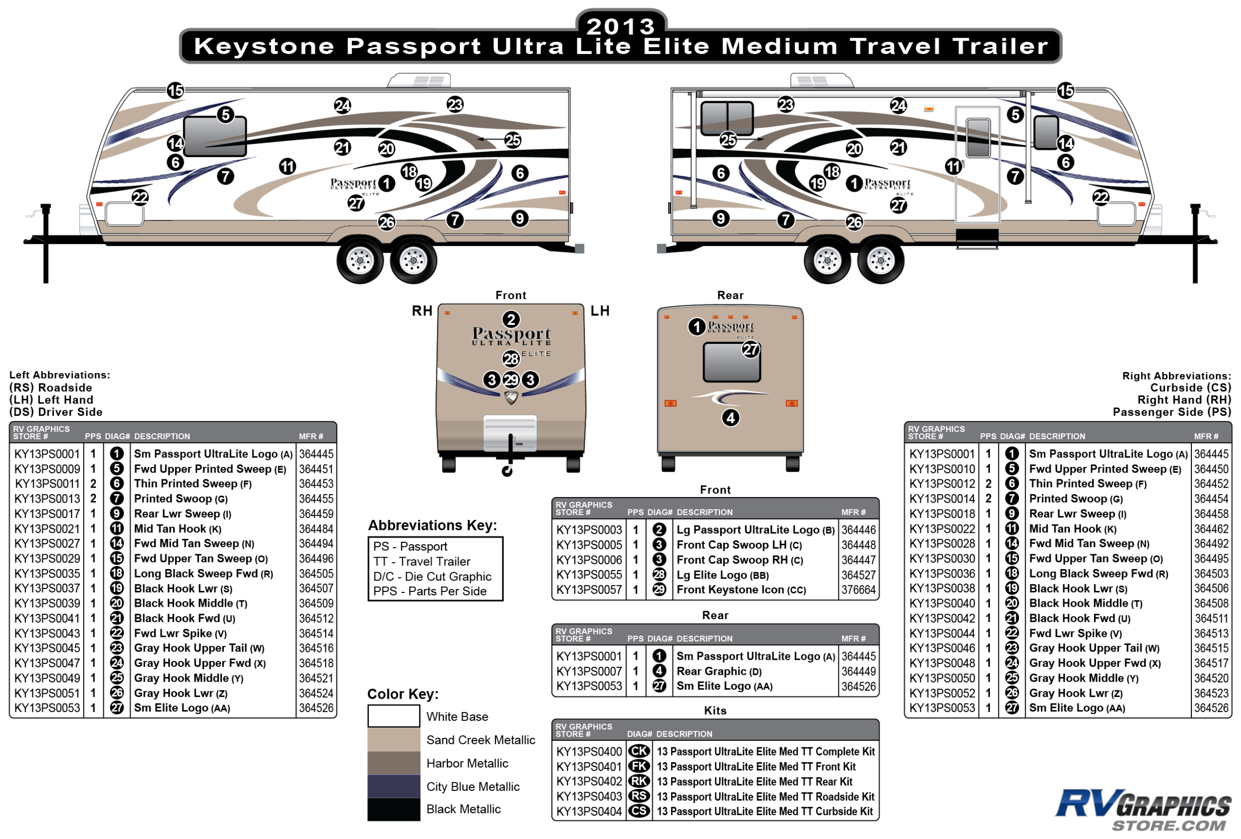 Passport - 2013-2015 Passport Elite UltraLite Med TT-Travel Trailer