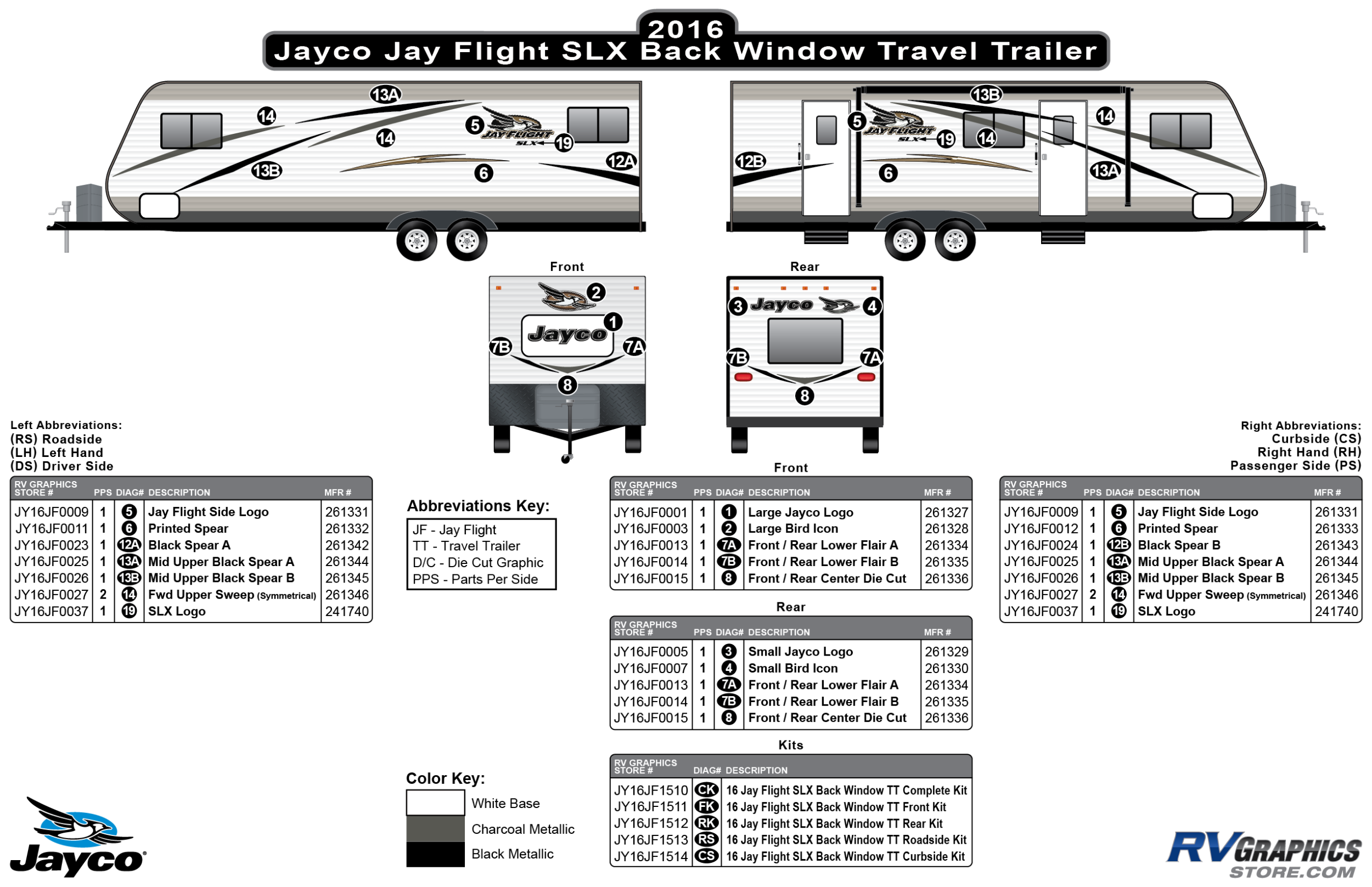 Jay Flight - 2016 Jay Flight SLX Metal TT-Travel Trailer Backwindow