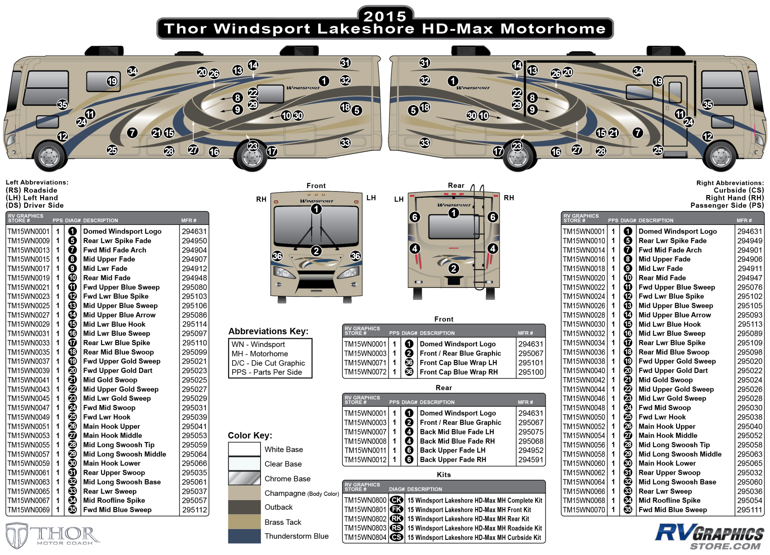 Windsport - 2015 Windsport MH-Motorhome Lakeshore Color Version