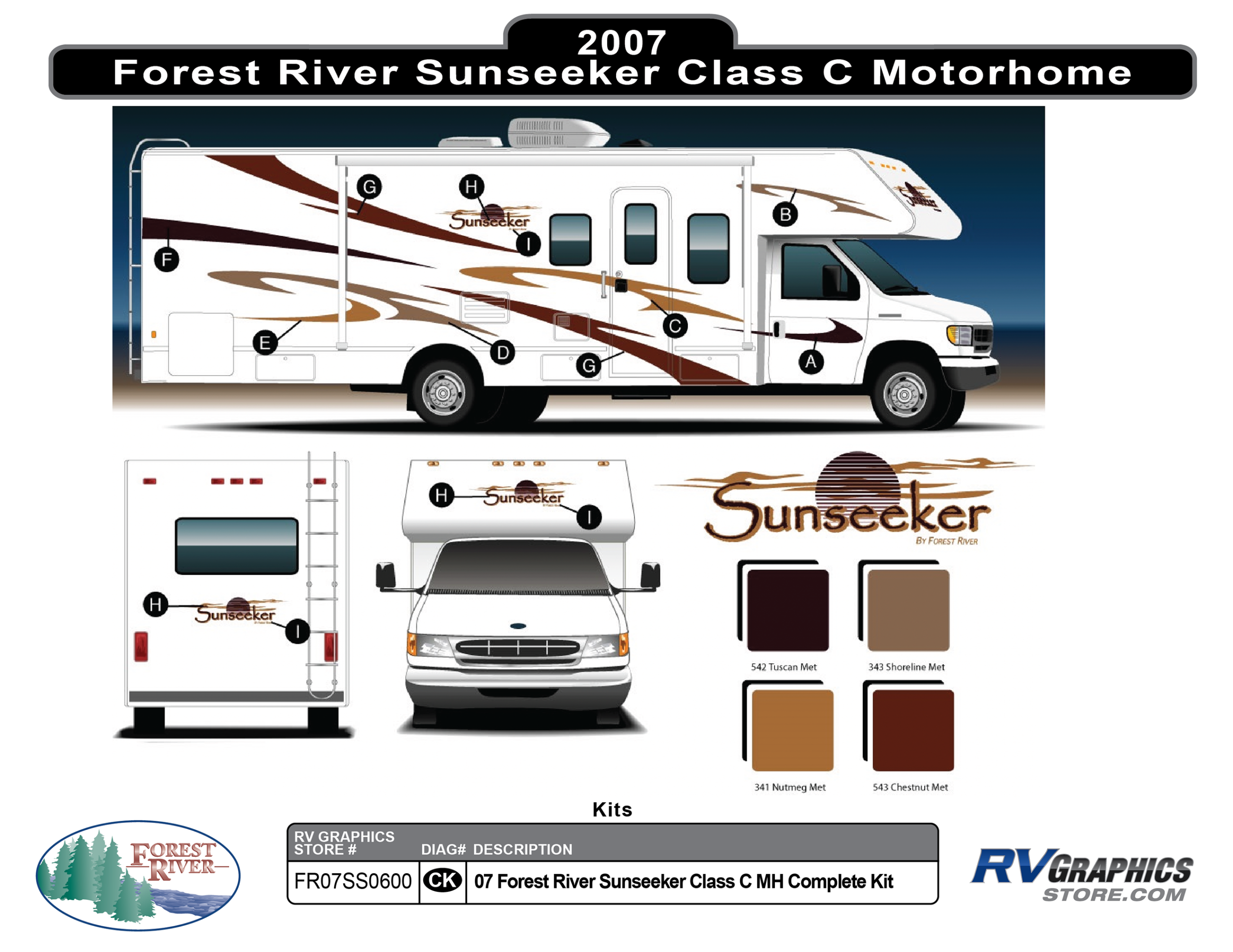 Shop By Manufacturer - Forest River - Sunseeker - 2007 Sunseeker Class C MH