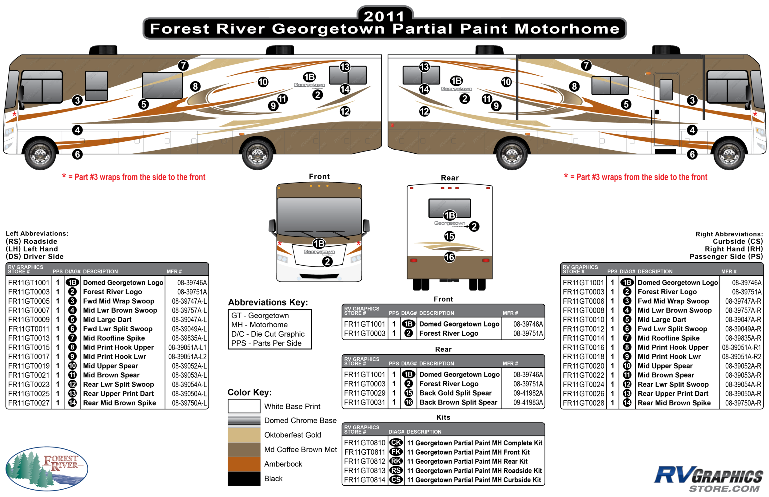 Georgetown - 2009-2011 Georgetown Partial Paint Motorhome