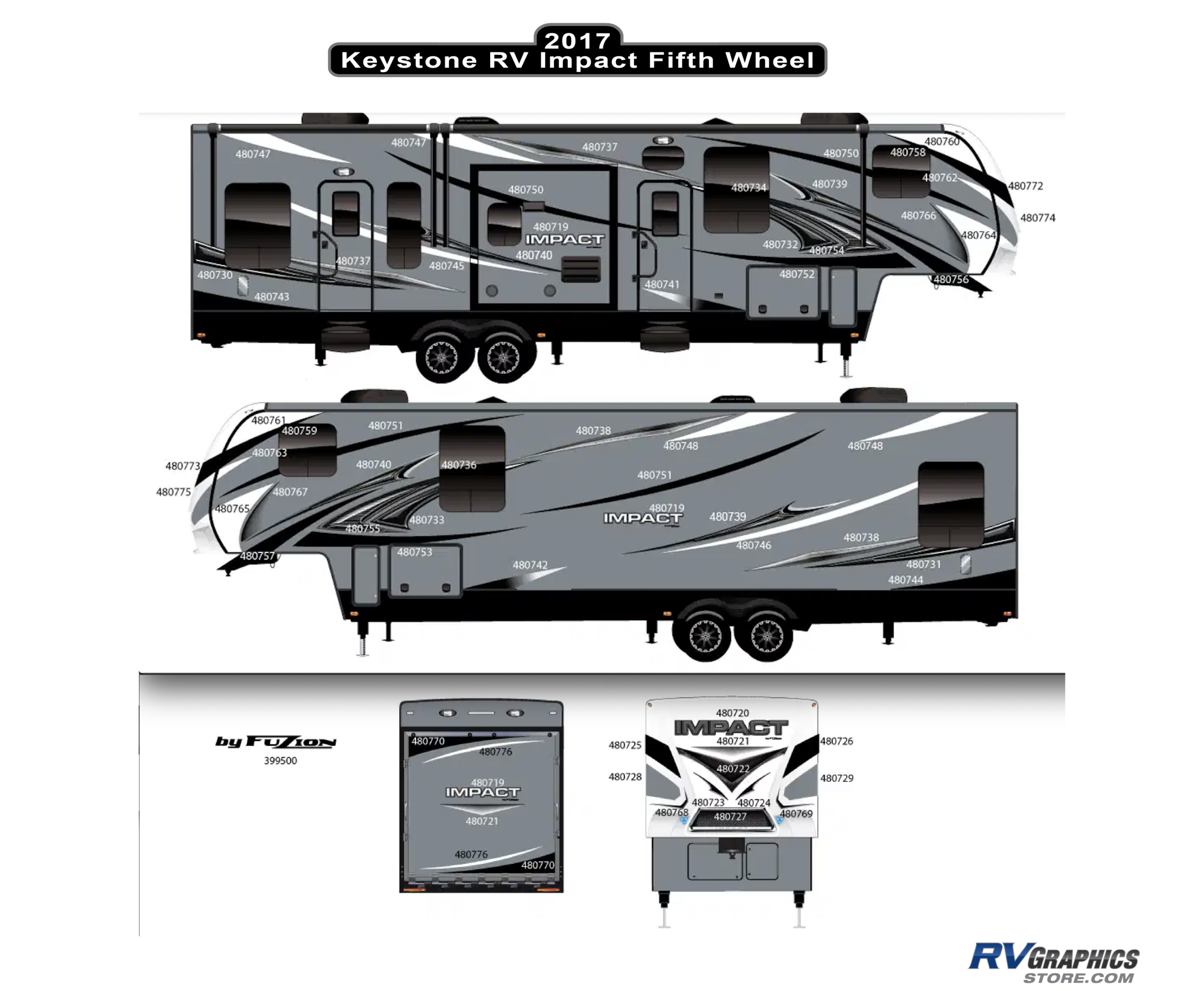 Impact - 2017 Impact Fifth Wheel
