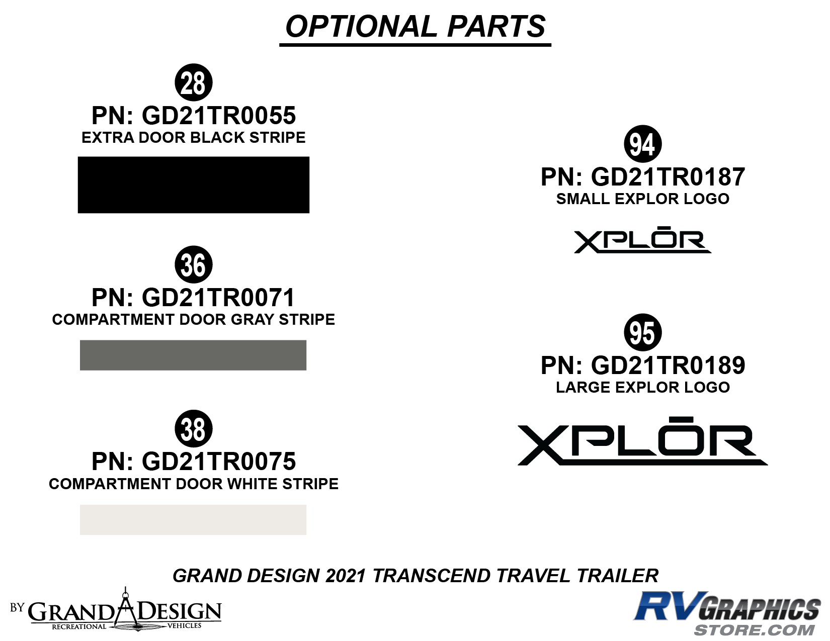 Transcend - 2021-2023 Transcend Optional Items