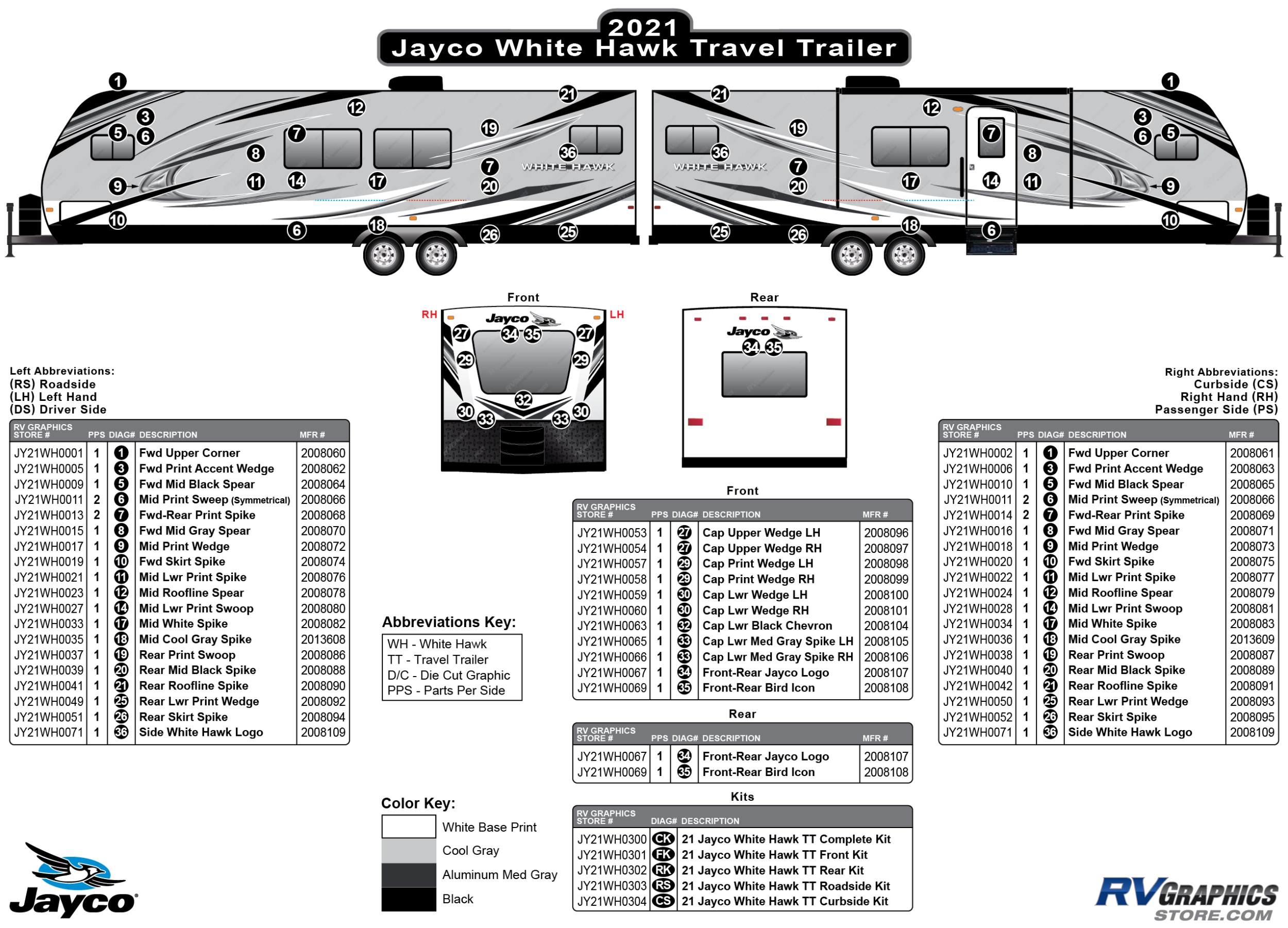 White Hawk - 2021-2022 White Hawk Travel Trailer