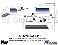 6 Piece 2006 Arctic Fox Camper SFE Roadside Graphics Kit