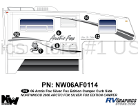 6 Piece 2006 Arctic Fox Camper SFE Curbside Graphics Kit