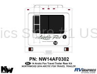 2014 Arctic Fox Travel Trailer Rear Kit