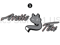 Horizontal Arctic Fox Logo