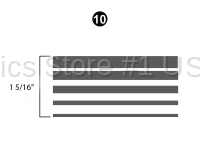 Upper Stripe; 1.5" x 30'