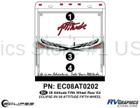 2008 Attitude Fifth Wheel Rear Graphics Kit