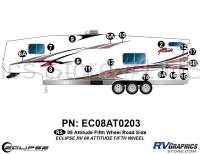 2008 Attitude Fifth Wheel Left Side Graphics Kit