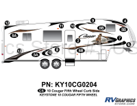 16 Piece 2010 Cougar FW Curbside Graphics Kit