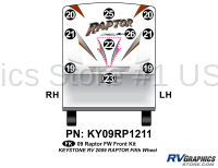 10 Piece 2009 Raptor FW Formed Cap Front Kit