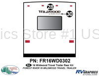 2016 Wildwood Travel Trailer Rear Graphics Kit