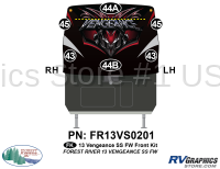 2013 Vengeance SS Fifth Wheel Front Graphics Kit