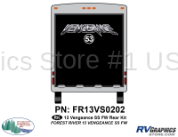 2013 Vengeance SS Fifth Wheel Rear Graphics Kit