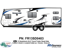13 Piece 2013 Sandstorm SLC Med TT Roadside Graphics Kit