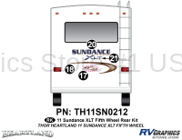 2011 Sundance XLT FW Rear Graphics Kit