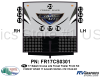 10 Piece 2017 Salem Cruise Lite Front Graphics Kit