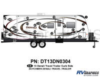 2013 Denali Travel Trailer Curbside Graphics Kit