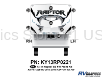 9 Piece 2013 Raptor SE Fifth Wheel Front Graphics Decal Kit - RV ...