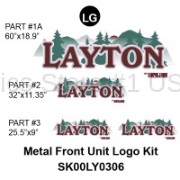 2000-2003 Layton TT Metal Front Logo Graphics Kit