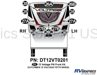 12 Piece 2012 Voltage FW Front Graphics Kit