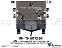 8 Piece 2015 Trail Runner TT Front Graphics Kit