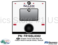 2 Piece 2018 Salem TT Rear Graphics Kit