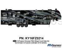 29 Piece 2016 Fuzion Chrome FW Curbside Graphics Kit