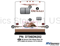 5 Piece 2006 Denali FW Rear Graphics Kit
