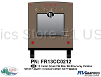 1 Piece 2013 Cedar Creek FW Economy Rear Graphics Kit