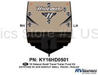 7 Piece 2016 Hideout Small TT Front Graphics Kit