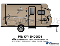 10 Piece 2016 Hideout Small TT Curbside Graphics Kit