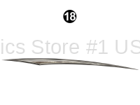 Rear Upper Printed Sweep