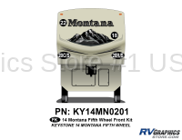 4 Piece 2014 Montana FW Front Graphics Kit