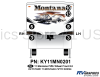 6 Piece 2011 Montana FW Front Graphics Kit
