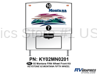 2 Piece 2002 Montana FW Front Graphics Kit