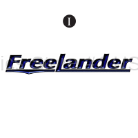 Side & Rear Freelander Logo