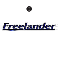 Side & Rear Freelander Logo