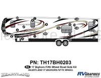 25 Piece 2017 Bighorn FW Roadside Graphics Kit