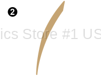 Cap Side Gold Spike LH