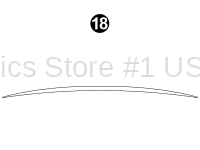 Rear Upper White Eyebrow